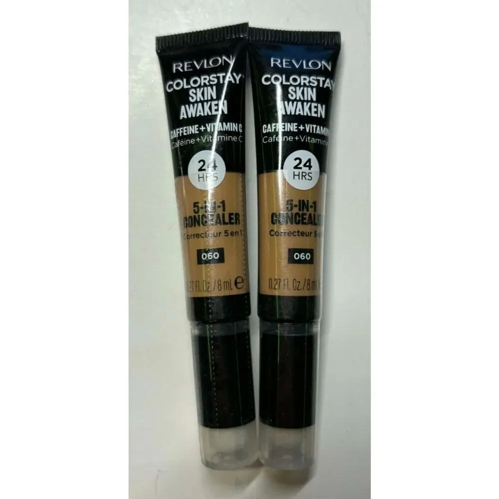 Revlon Colorstay Skin Awaken 5 in 1 Concealer 060 Deep Lot of 2